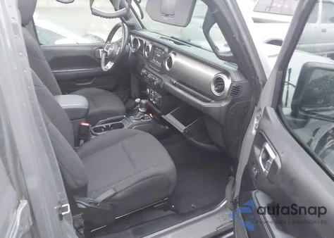 2020 Jeep Wrangler Unlimited Sahara 4X4 z USA, uszkodzony, nr VIN 1C4HJXEG8LW335930